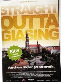 Straight outta Giasing - Postwurf - Flyer Cincinnati-Kino - Vorderseite