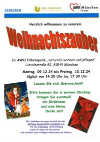 Flyer AWO Weihnachtszauber