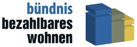 Logo Bündnis Bezahlbares Wohnen Logo Bündnis Bezahlbares Wohnen